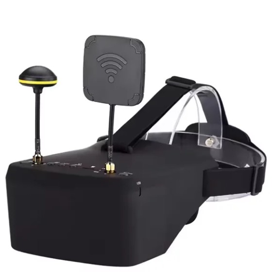 LS-800D With DVR 5.8G 40CH 5 Inch 800x480 Diversity Video Headset Build in Battery for RC Racing Drone